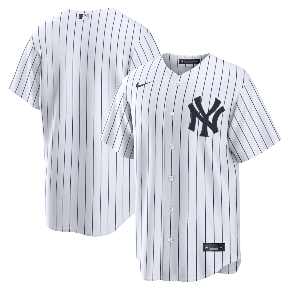 New York Yankees MLB Replica Home Jersey Nike Official Team Jersey Sports Fan Apparel Official NFL Team Jersey Football Fan Apparel