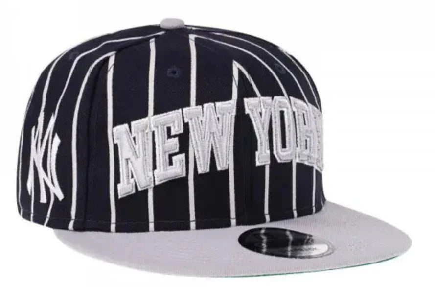 New York Yankees Navy Gray City Arch New Era 9FIFTY Snapback Hat Official Team Hat Sports Fan Cap Official NFL Team Hat Football Fan Cap