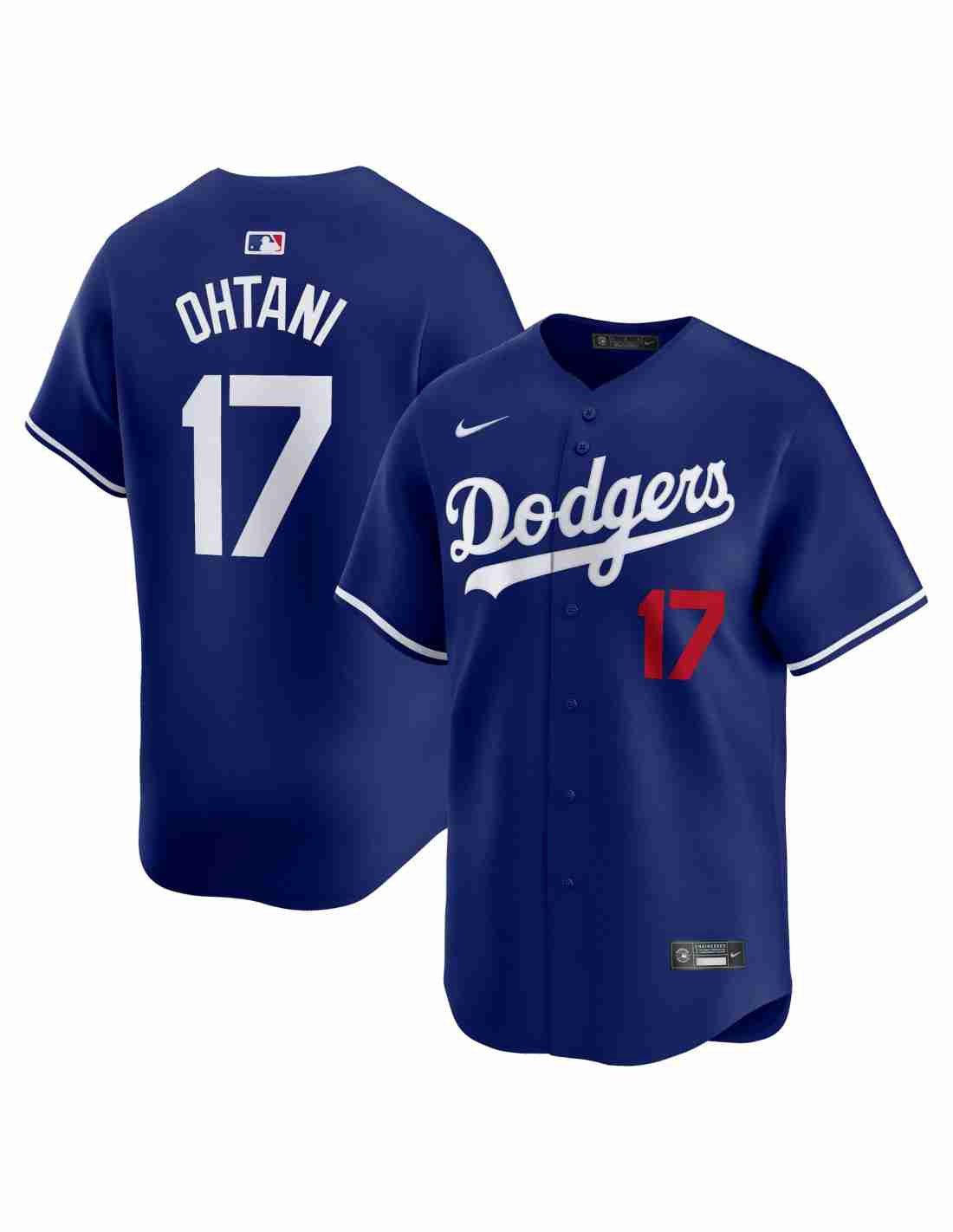 Shohei Ohtani Los Angeles Dodgers Alternate MLB Limited Jersey Nike Official Team Jersey Sports Fan Apparel Official NFL Team Jersey Football Fan