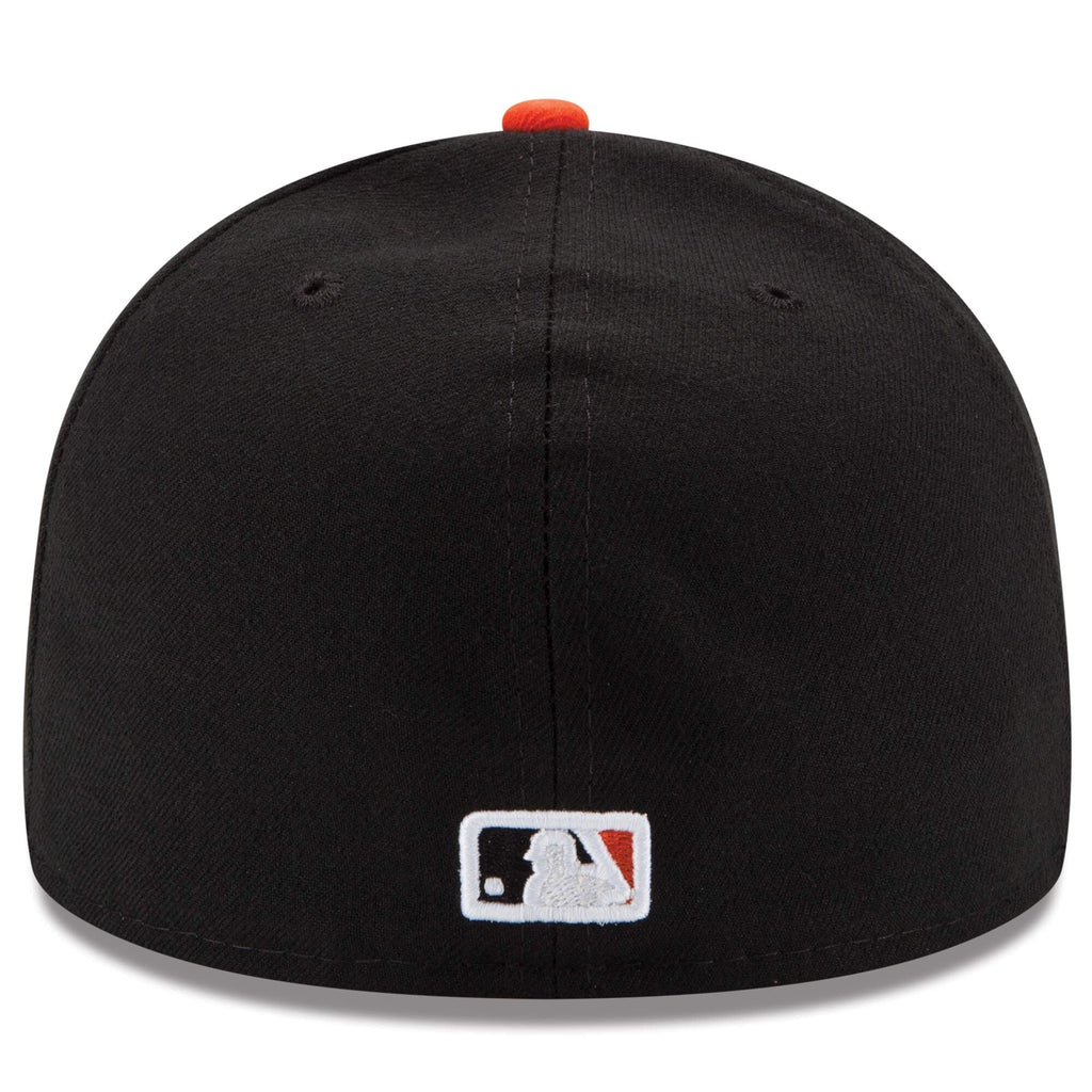 Men s San Francisco Giants New Era Black Orange Alternate Game Authentic Collection On-Field 59FIFTY Fitted Hat Official Team Hat Sports Fan Cap