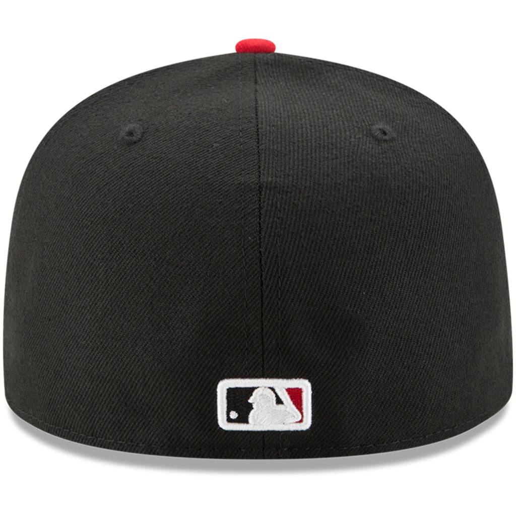 Men s Cincinnati Reds New Era Black Red Alternate Authentic Collection On-Field 59FIFTY Fitted Hat Official Team Hat Sports Fan Cap Official NFL Team
