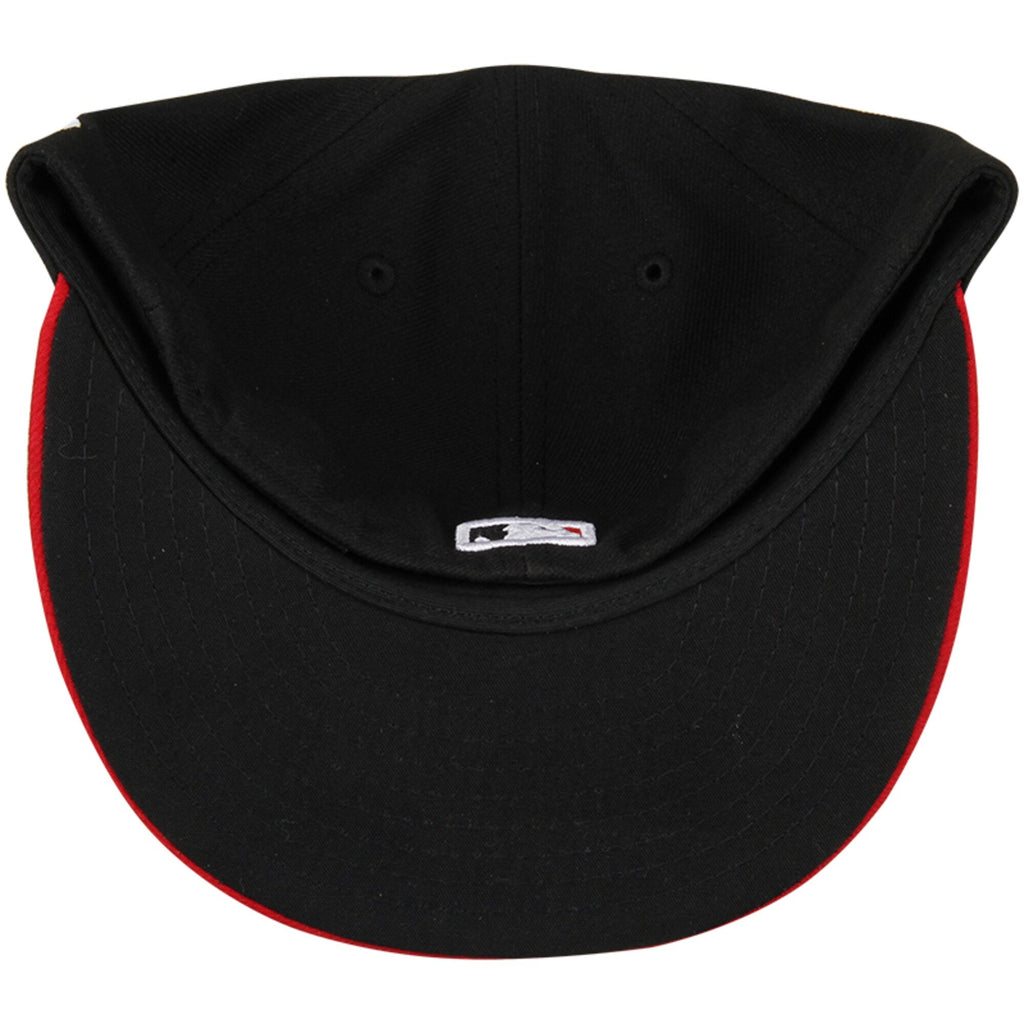 Men s Cincinnati Reds New Era Black Red Alternate Authentic Collection On-Field 59FIFTY Fitted Hat Official Team Hat Sports Fan Cap Official NFL Team