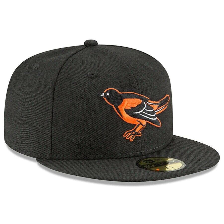 Baltimore Orioles New Era 1989 Cooperstown Collection 59FIFTY Fitted Hat Official Team Hat Sports Fan Cap Official NFL Team Hat Football Fan Cap