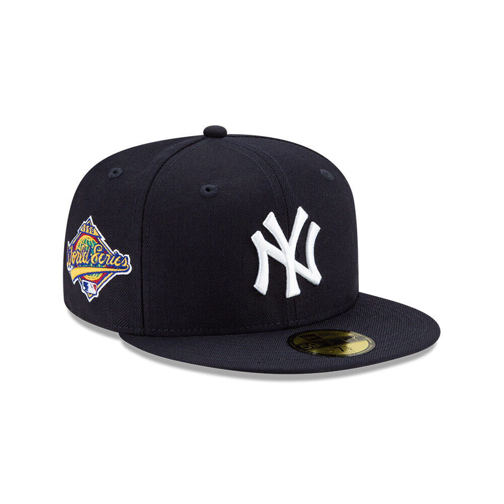 New York Yankees Navy Classic 1996 World Series New Era 59Fifty Fitted Hat Official Team Hat Sports Fan Cap Official NFL Team Hat Football Fan Cap
