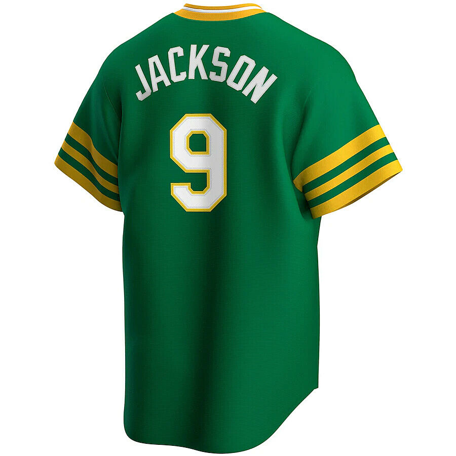 Reggie Jackson Oakland Athletics Nike Cooperstown Collection Player Jersey - Green Official Team Jersey Sports Fan Apparel Official NFL Team Jersey