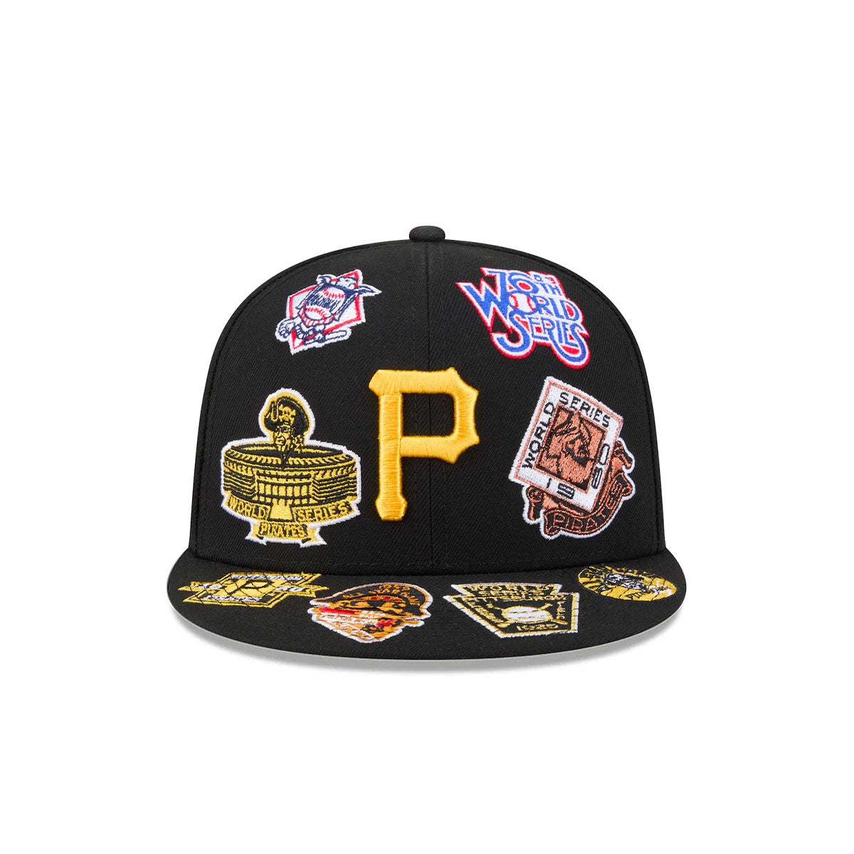 Pittsburgh Pirates MLB All Over Patch 59FIFTY New Era Official Team Hat Sports Fan Cap Official NFL Team Hat Football Fan Cap