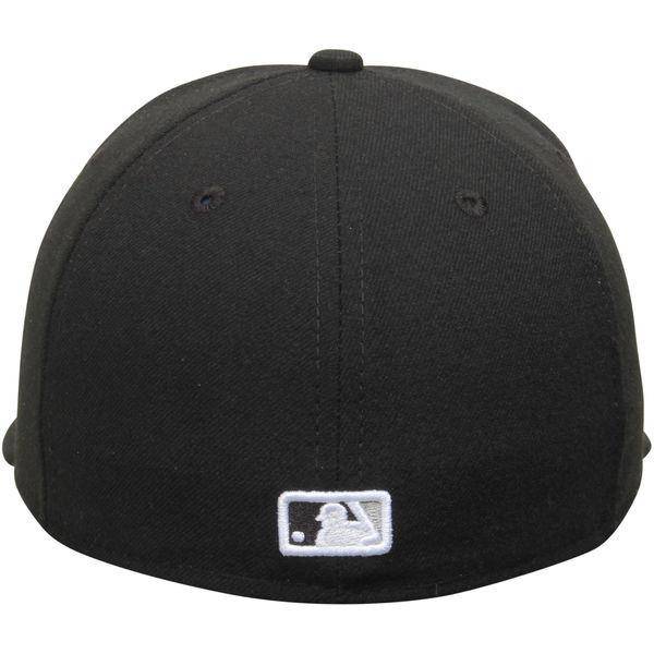 Men s Chicago White Sox New Era Black Game Authentic Collection On-Field 59FIFTY Fitted Hat Official Team Hat Sports Fan Cap Official NFL Team Hat