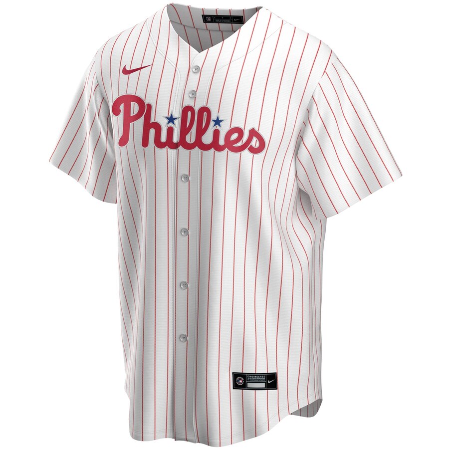 Men s Philadelphia Phillies Bryce Harper Nike White Home Replica Player Jersey Official Team Jersey Sports Fan Apparel Official NFL Team Jersey