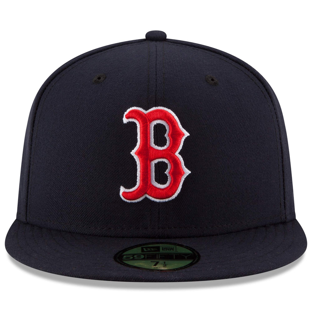 Men s Boston Red Sox New Era Navy Game Authentic Collection On-Field 59FIFTY Fitted Hat Official Team Hat Sports Fan Cap Official NFL Team Hat