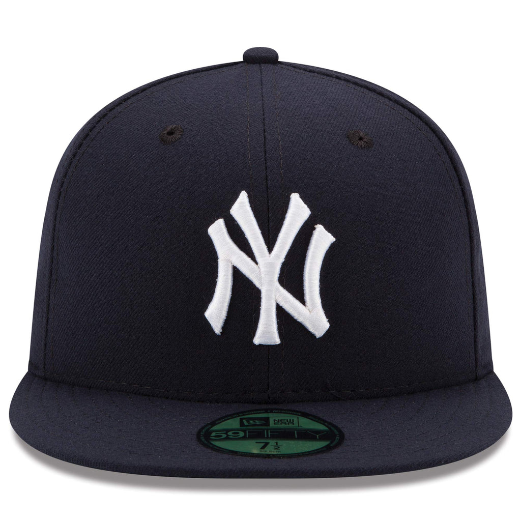 Men s New York Yankees New Era Navy Game Authentic Collection On-Field 59FIFTY Fitted Hat Official Team Hat Sports Fan Cap Official NFL Team Hat