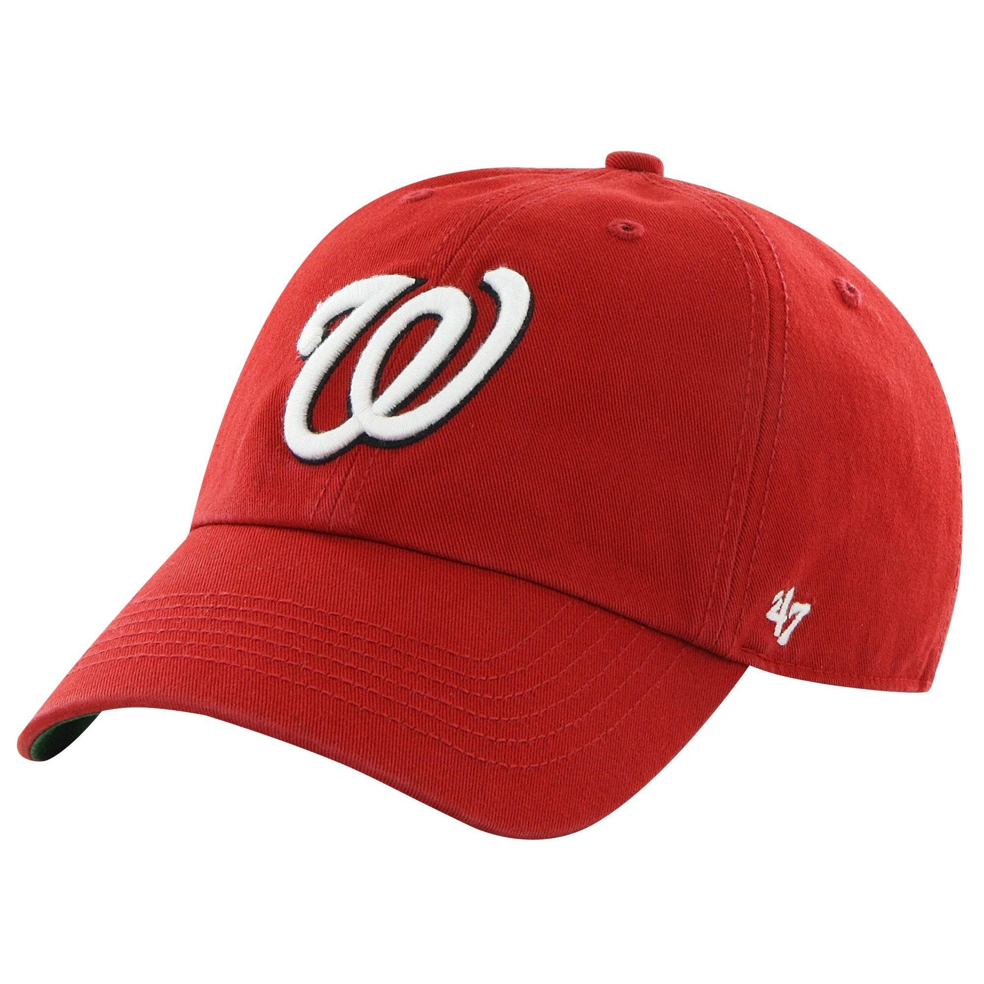 47 Washington Nationals Red Home Franchise Fitted Dad Hat Official Team Hat Sports Fan Cap Official NFL Team Hat Football Fan Cap