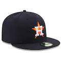 Men s Houston Astros New Era Navy Home Authentic Collection On Field 59FIFTY Fitted Hat Official Team Hat Sports Fan Cap Official NFL Team Hat