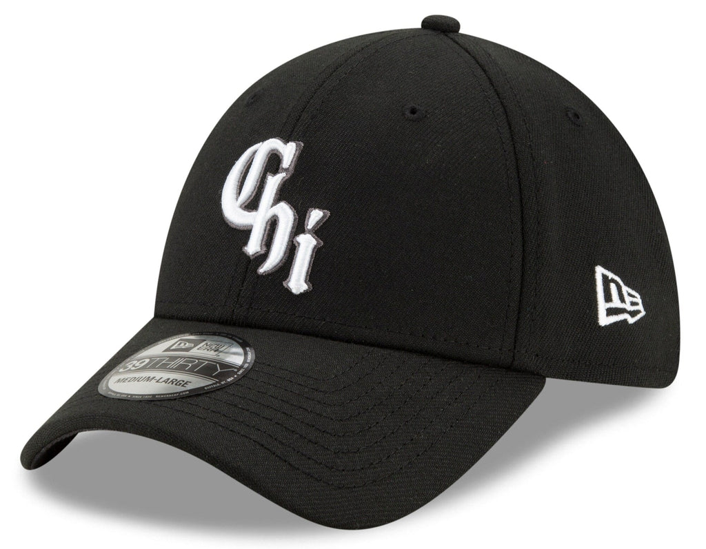 Men s Chicago White Sox New Era Black City Connect 39THIRTY Flex Hat Official Team Hat Sports Fan Cap Official NFL Team Hat Football Fan Cap