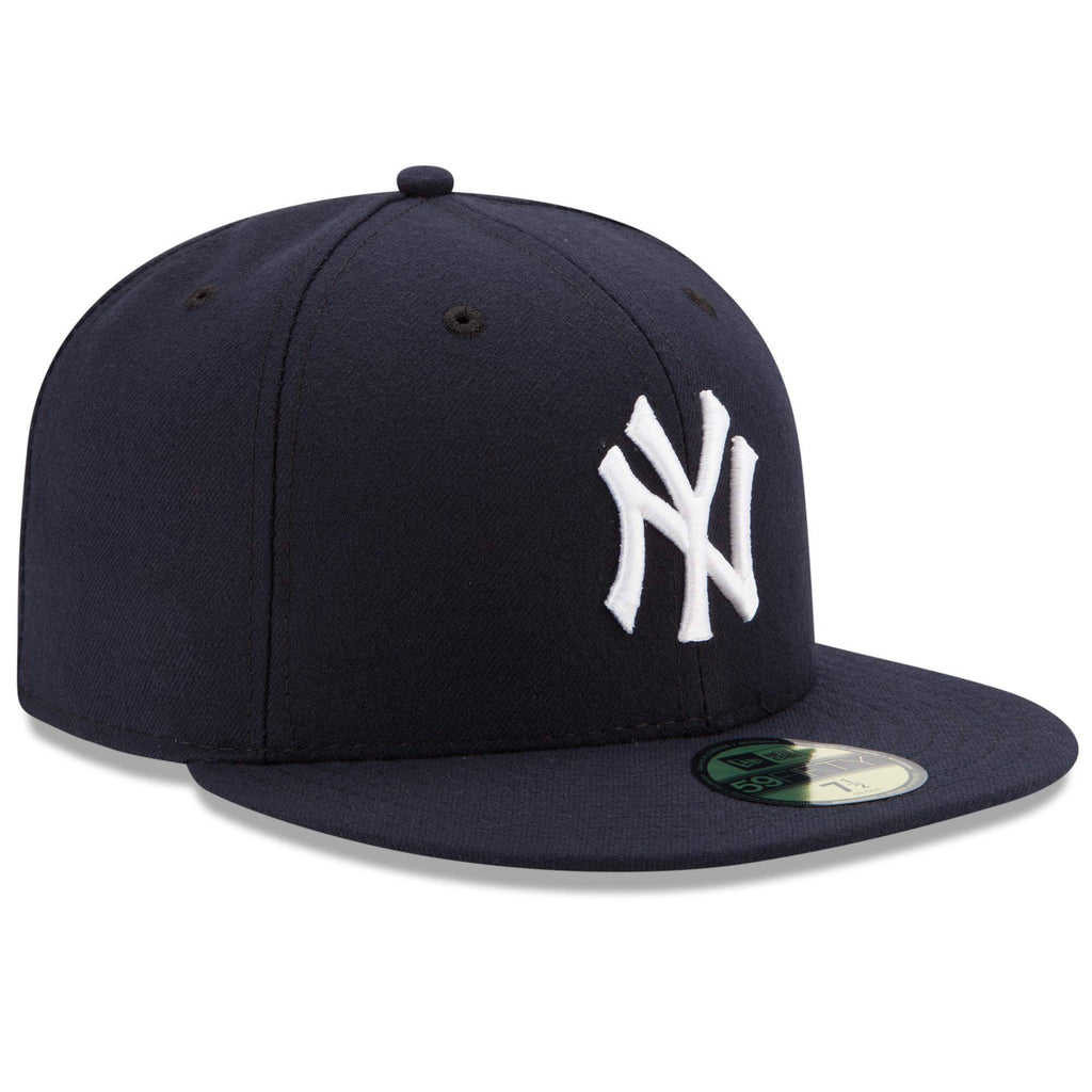 Men s New York Yankees New Era Navy Game Authentic Collection On-Field 59FIFTY Fitted Hat Official Team Hat Sports Fan Cap Official NFL Team Hat