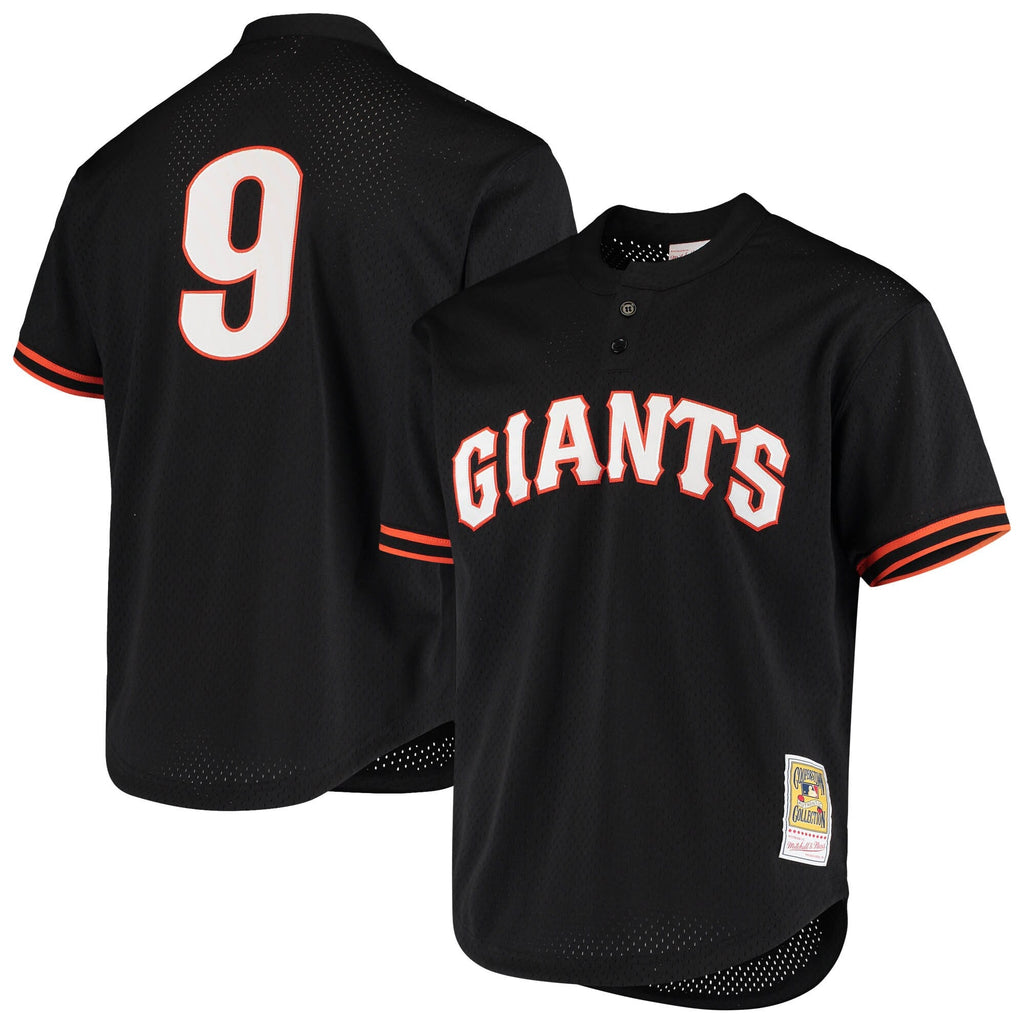 Men s San Francisco Giants Matt Williams Mitchell And Ness Black Cooperstown Collection Mesh Batting Practice Jersey Official Team Jersey Sports Fan