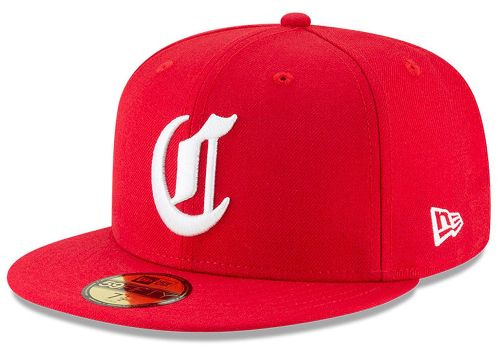 Men s Cincinnati Reds New Era Red Cooperstown Collection 1869 59FIFTY Fitted Hat Official Team Hat Sports Fan Cap Official NFL Team Hat Football Fan