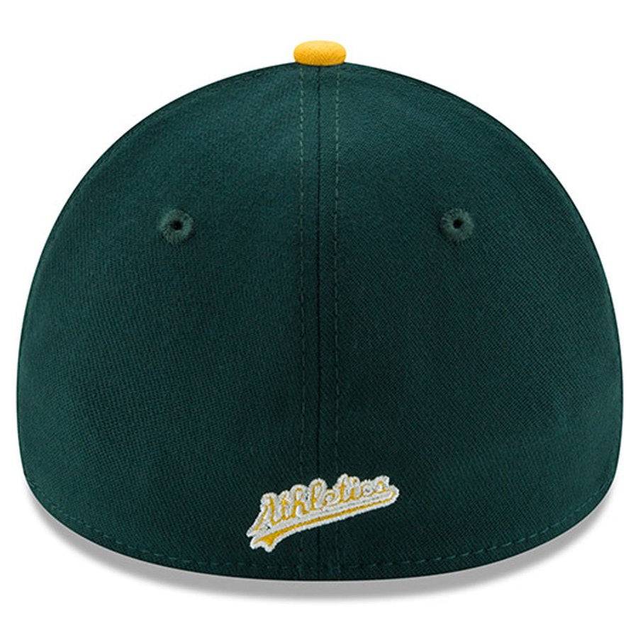 Men s Oakland Athletics New Era Green Yellow MLB Team Classic 39THIRTY Flex Hat Official Team Hat Sports Fan Cap Official NFL Team Hat Football Fan