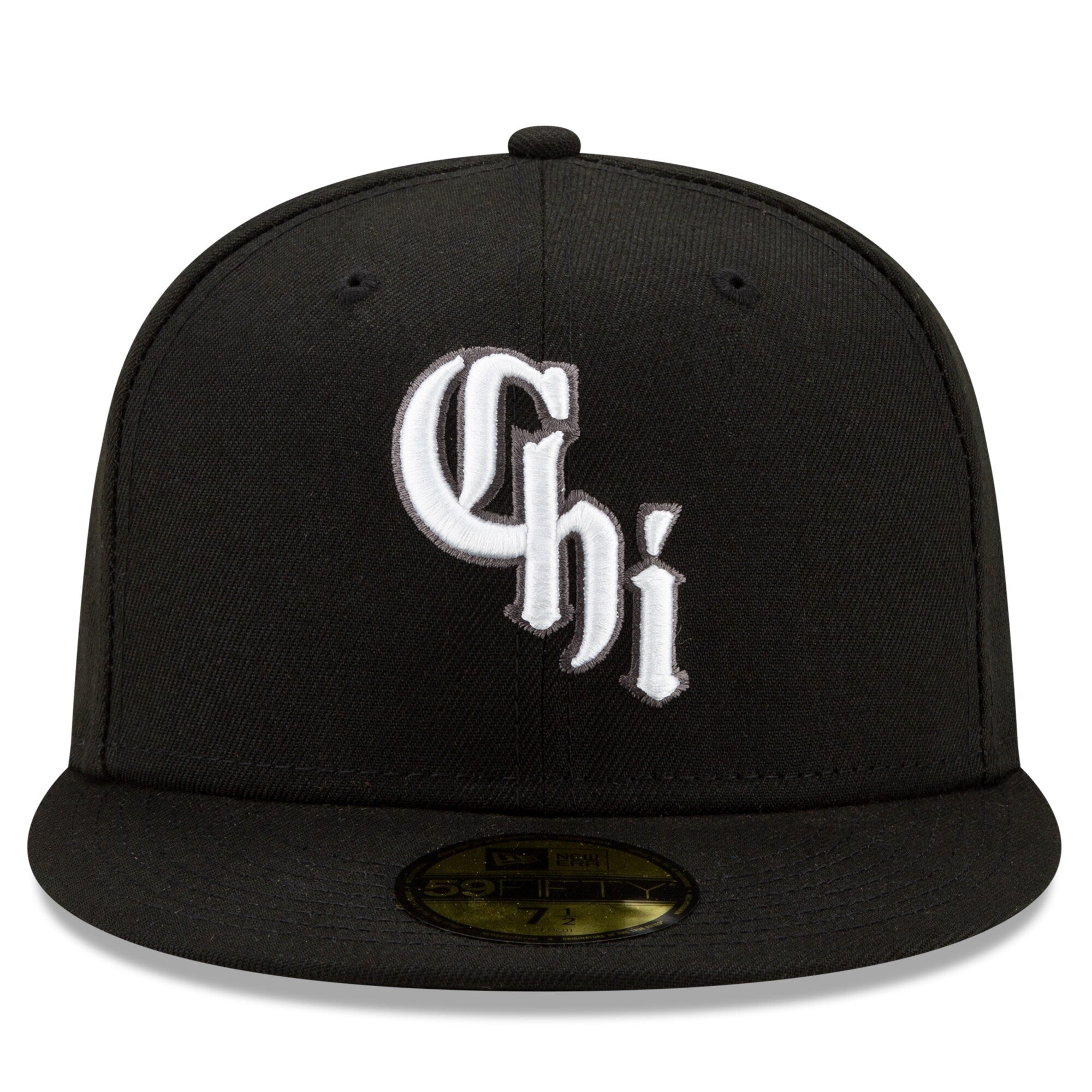 Chicago White Sox New Era Black City Connect On Field 59FIFTY Fitted Hat Official Team Hat Sports Fan Cap Official NFL Team Hat Football Fan Cap