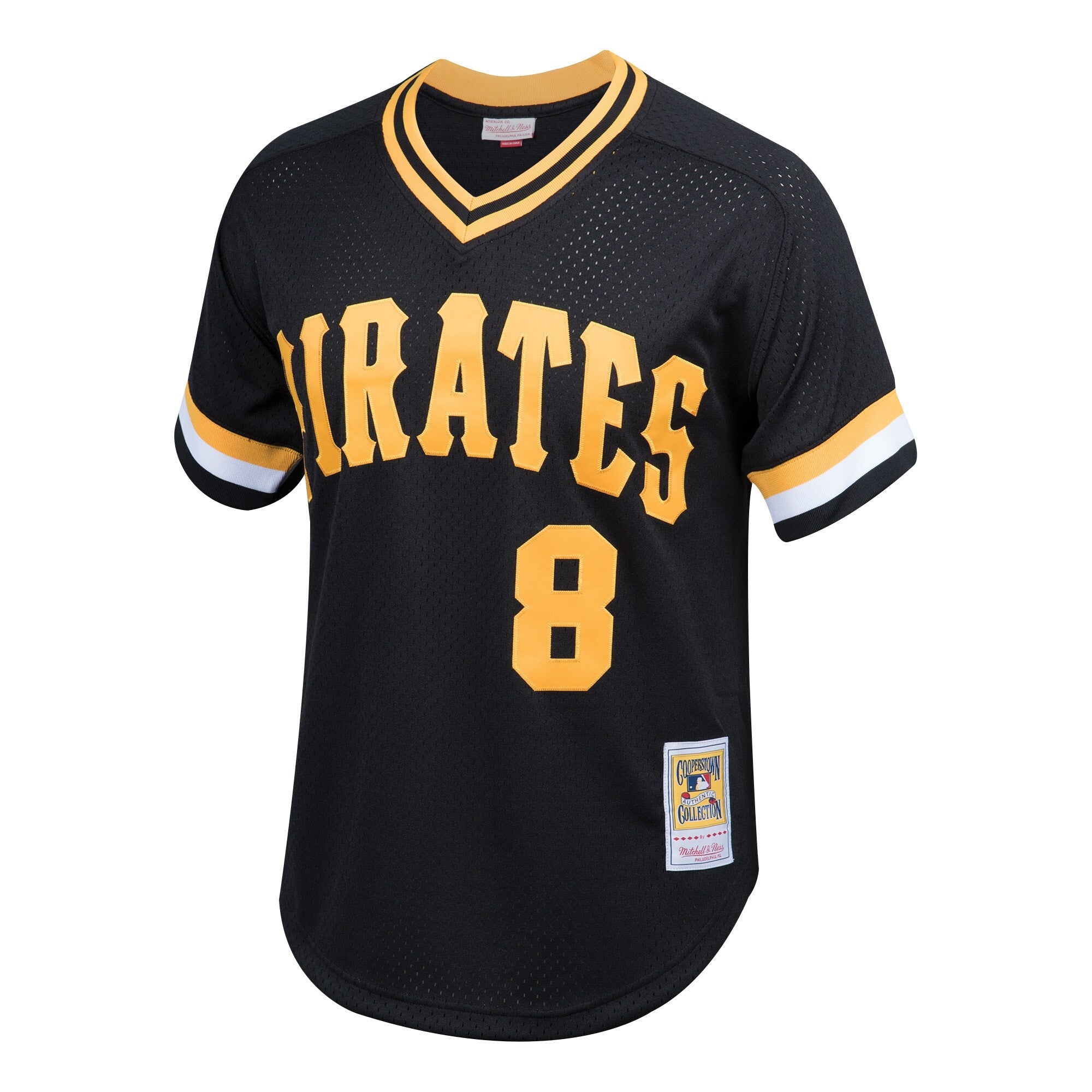 Youth Pittsburgh Pirates Willie Stargell And Ness Black Cooperstown Collection Mesh Batting Practice Jersey Official Team Jersey Sports Fan Apparel