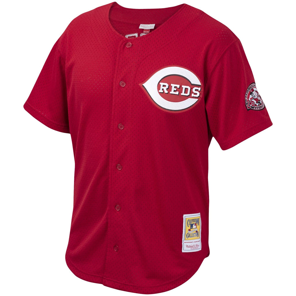Youth Cincinnati Reds Ken Griffey Jr Mitchell And Ness Red Cooperstown Collection Batting Practice Jersey Official Team Jersey Sports Fan Apparel