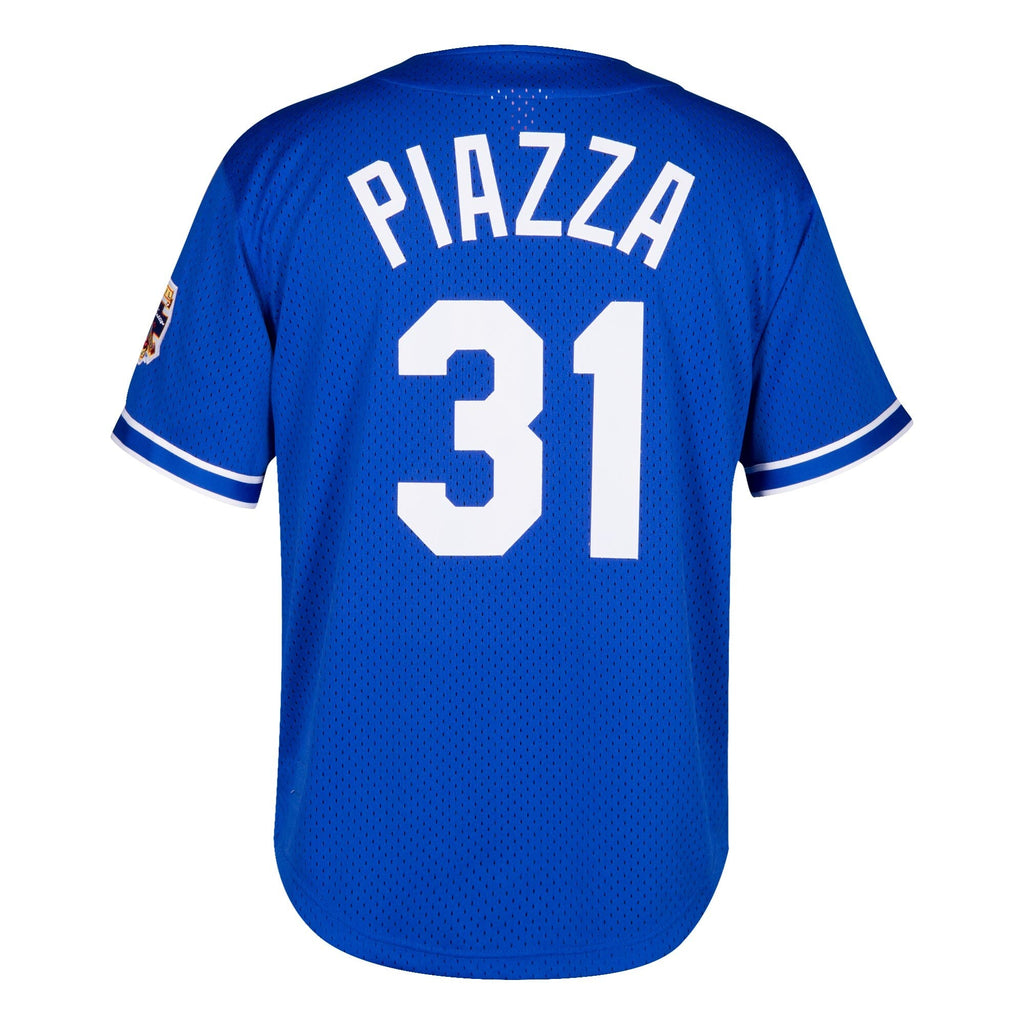 Youth Los Angeles Dodgers Mike Piazza Mitchell And Ness Blue Cooperstown Collection Batting Practice Jersey Official Team Jersey Sports Fan Apparel
