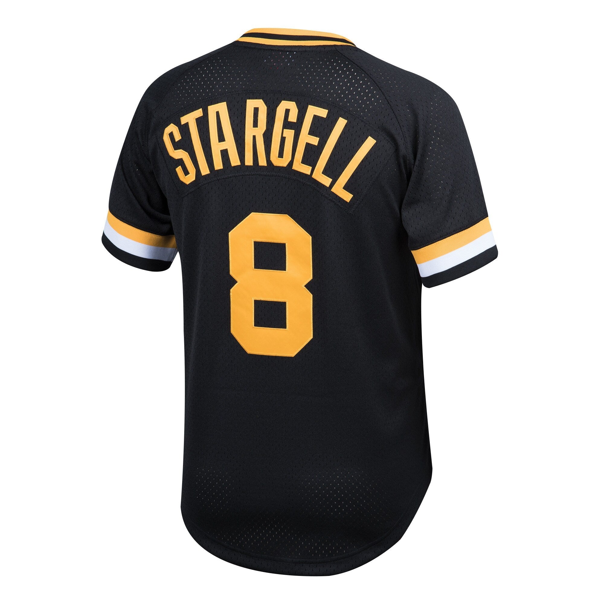 Youth Pittsburgh Pirates Willie Stargell And Ness Black Cooperstown Collection Mesh Batting Practice Jersey Official Team Jersey Sports Fan Apparel