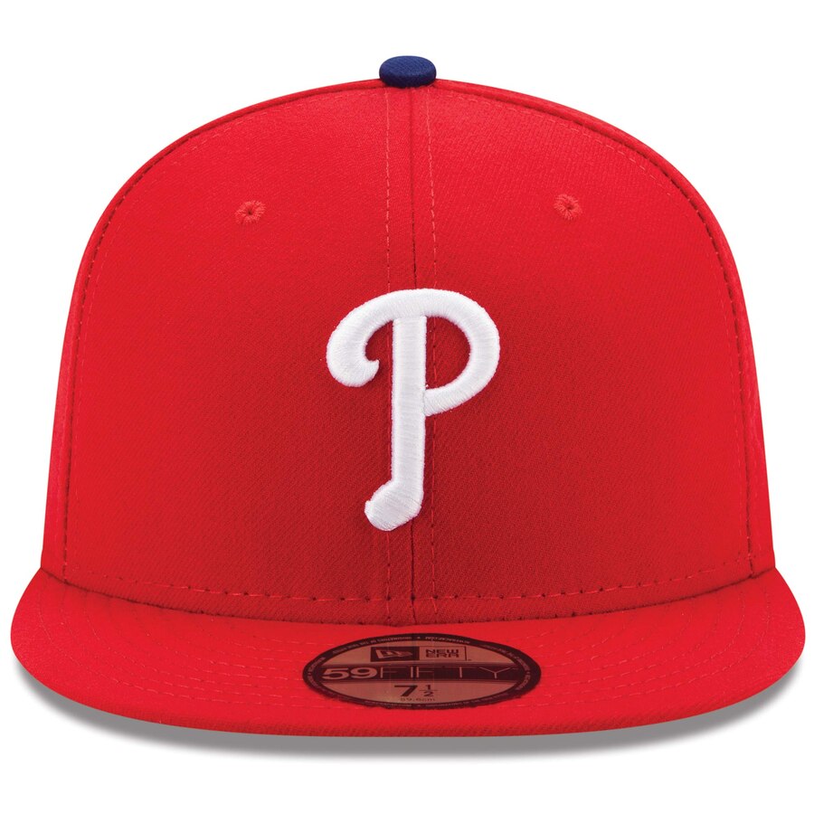 Men s Philadelphia Phillies Authentic Collection On-Field 59FIFTY Fitted Hat Official Team Hat Sports Fan Cap Official NFL Team Hat Football Fan Cap
