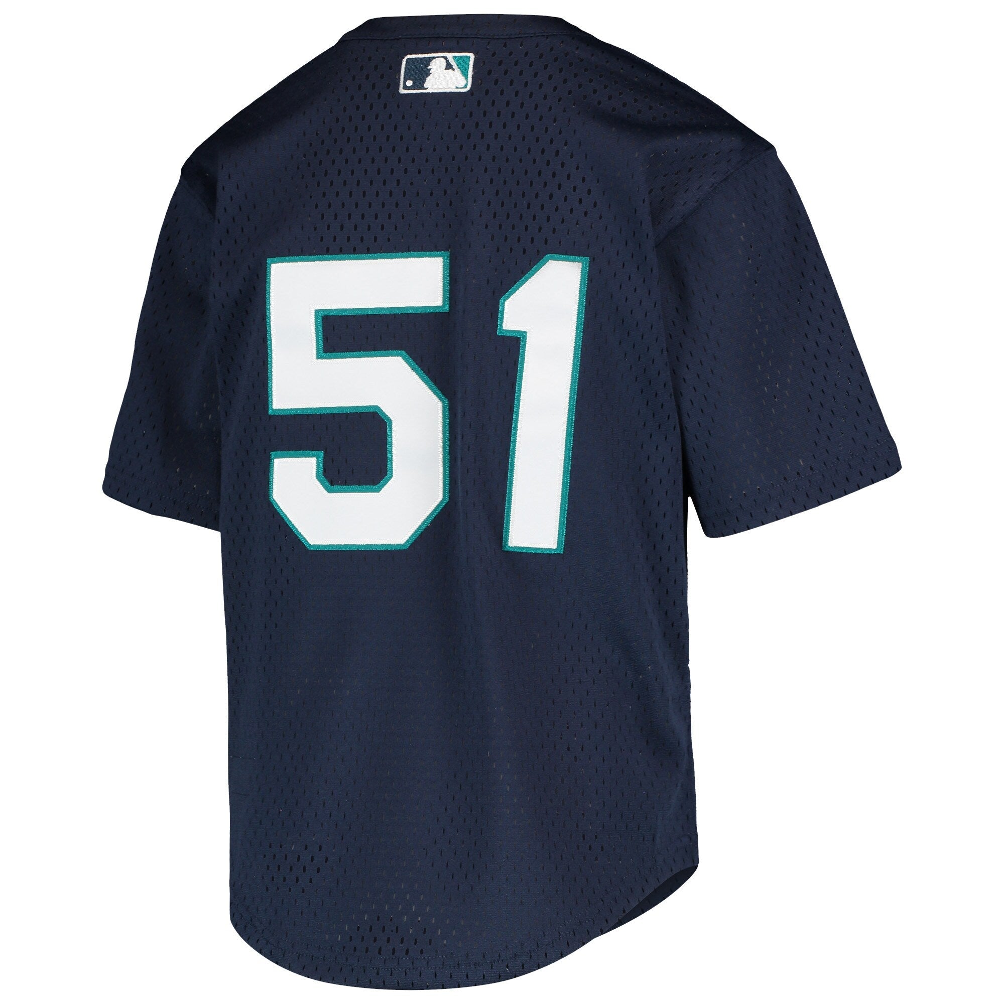 Ichiro Suzuki Seattle Mariners Mitchell And Ness Youth Cooperstown Collection Mesh Batting Practice Jersey - Navy Official Team Jersey Sports Fan