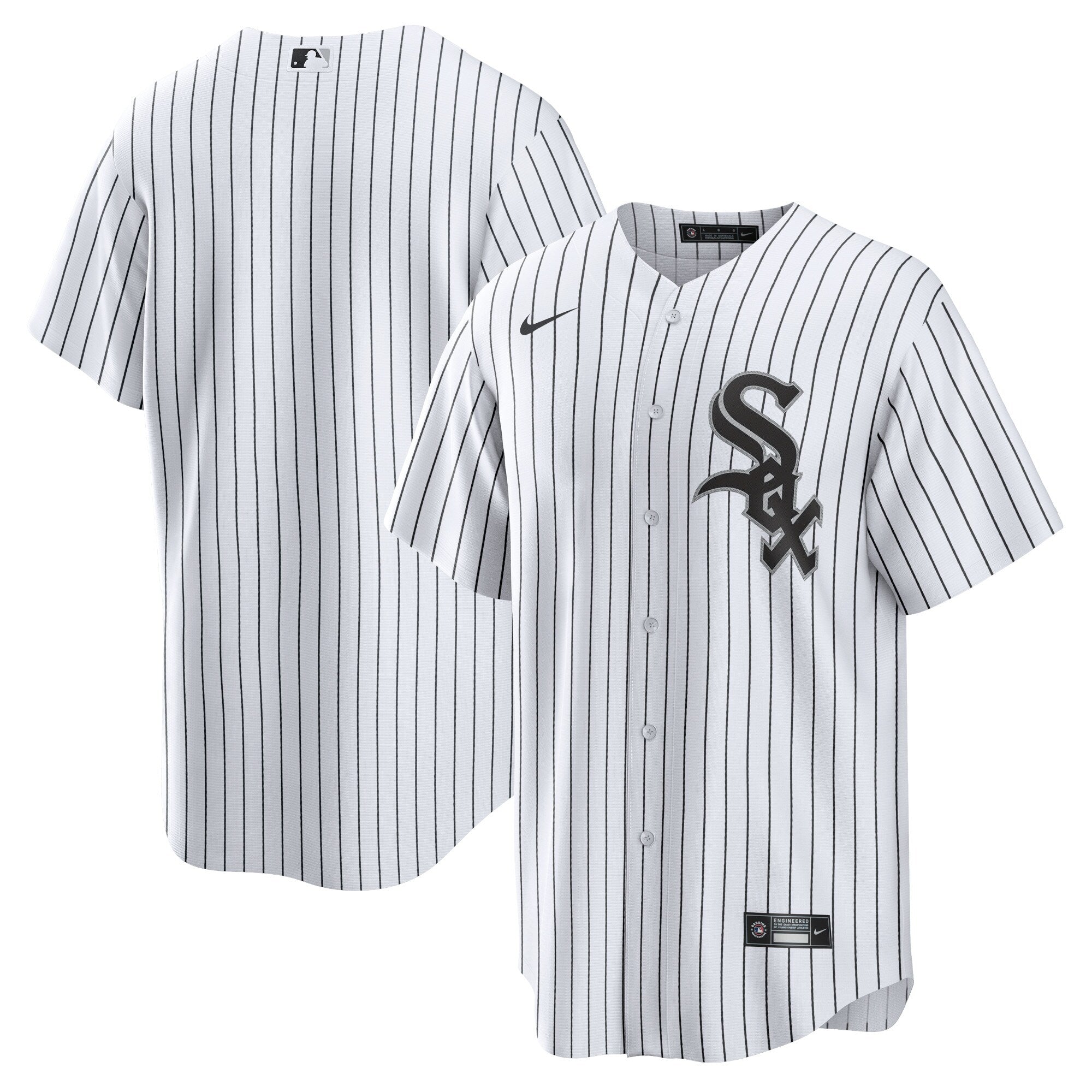 NIKE Men s Chicago White Sox White Home Blank Replica Jersey Official Team Jersey Sports Fan Apparel Official NFL Team Jersey Football Fan Apparel