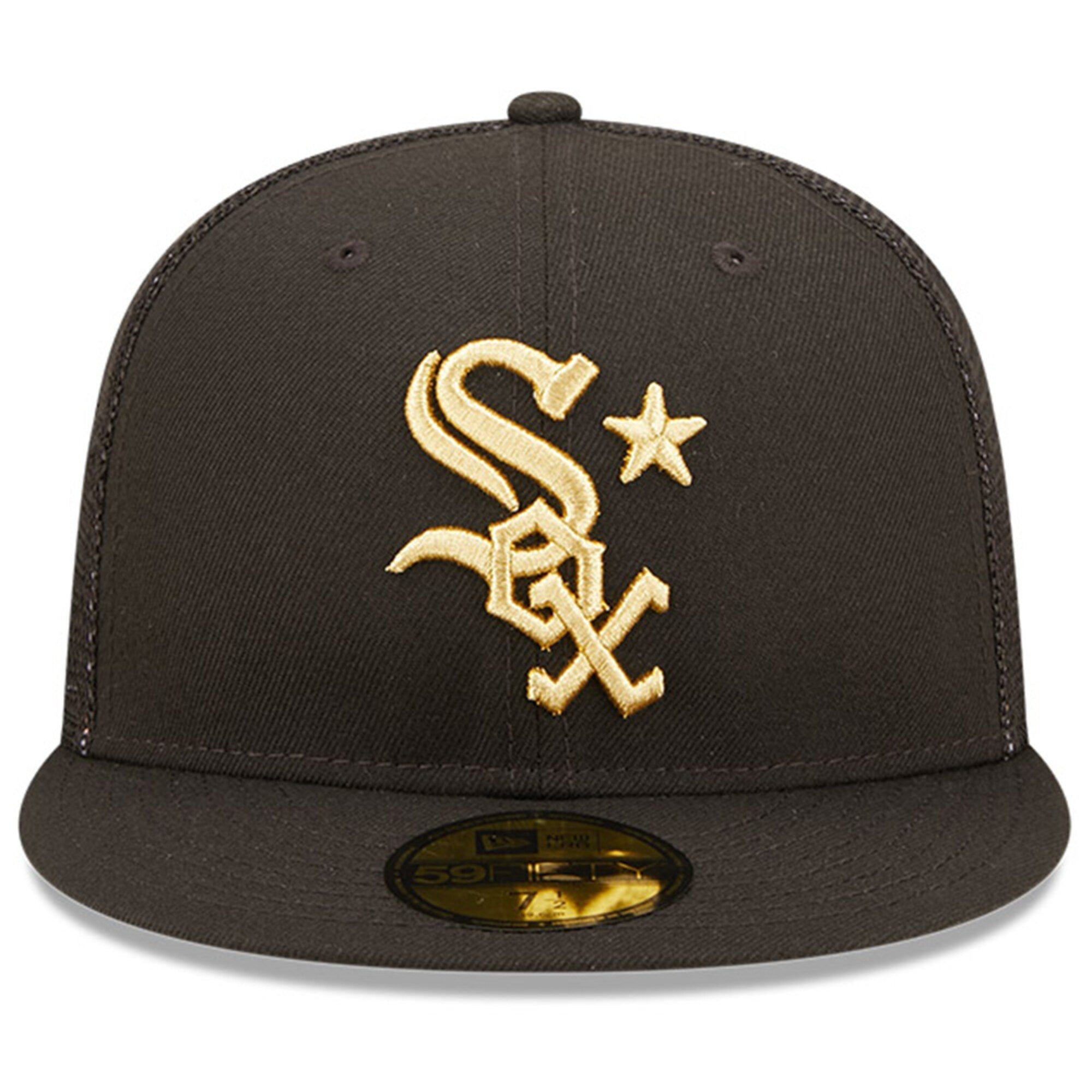 Men s Chicago White Sox New Era Black 2022 MLB All-Star Game On-Field 59FIFTY Fitted Hat Official Team Hat Sports Fan Cap Official NFL Team Hat