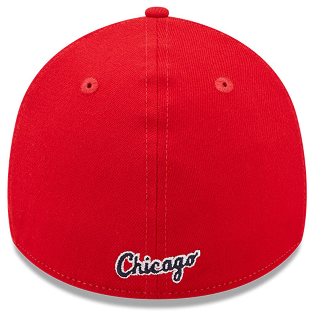 Men s Chicago White Sox New Era Red 2022 4th of July 39THIRTY Flex Hat Official Team Hat Sports Fan Cap Official NFL Team Hat Football Fan Cap