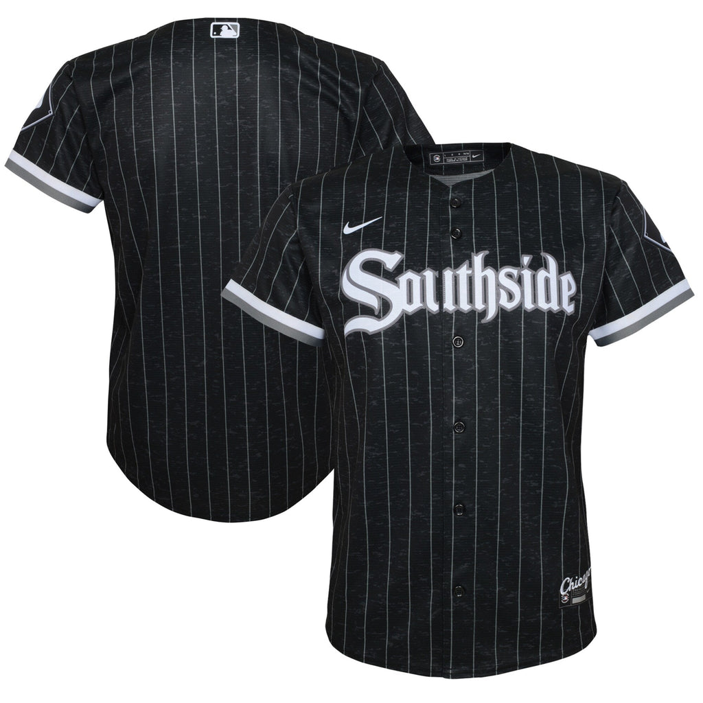 Chicago White Sox Child Nike Black City Connect Replica Jersey Official Team Jersey Sports Fan Apparel Official NFL Team Jersey Football Fan Apparel