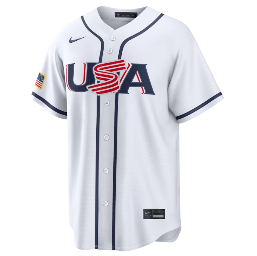 USA World Baseball Classic MLB Home Stadium Jersey Nike Official Team Jersey Sports Fan Apparel Official NFL Team Jersey Football Fan Apparel
