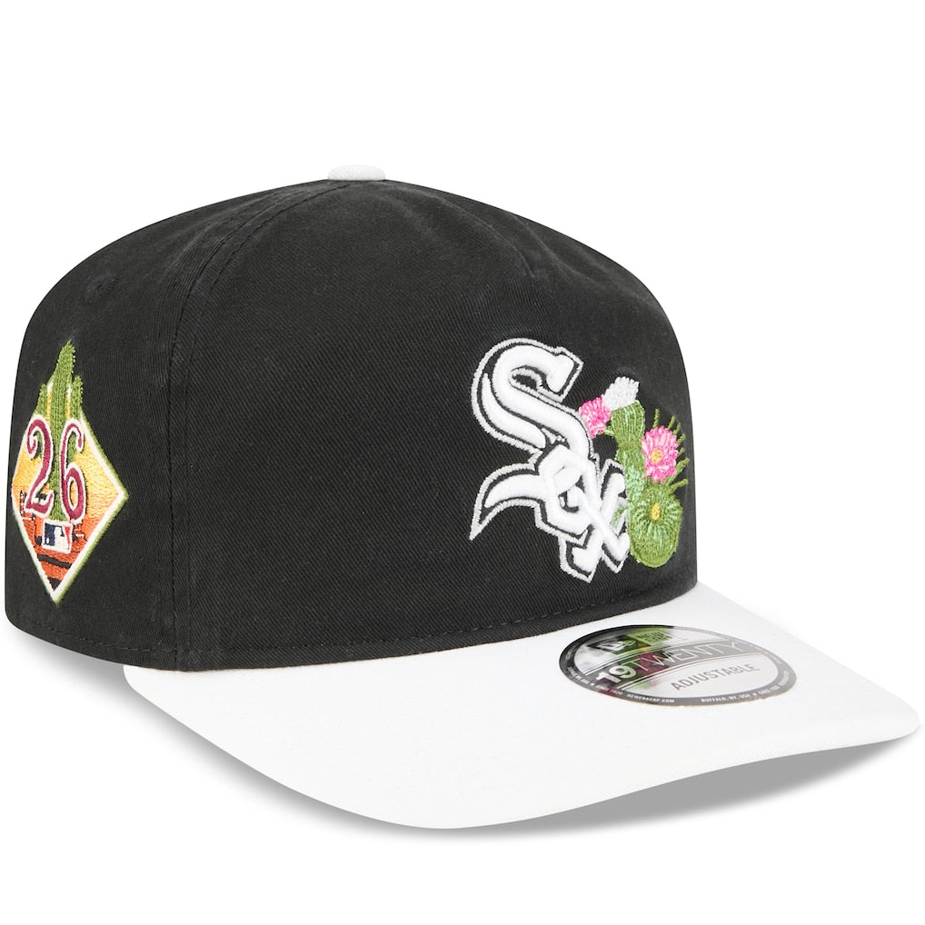 Chicago White Sox MLB 19Twenty Spring Training New Era Black White Official Team Hat Sports Fan Cap Official NFL Team Hat Football Fan Cap