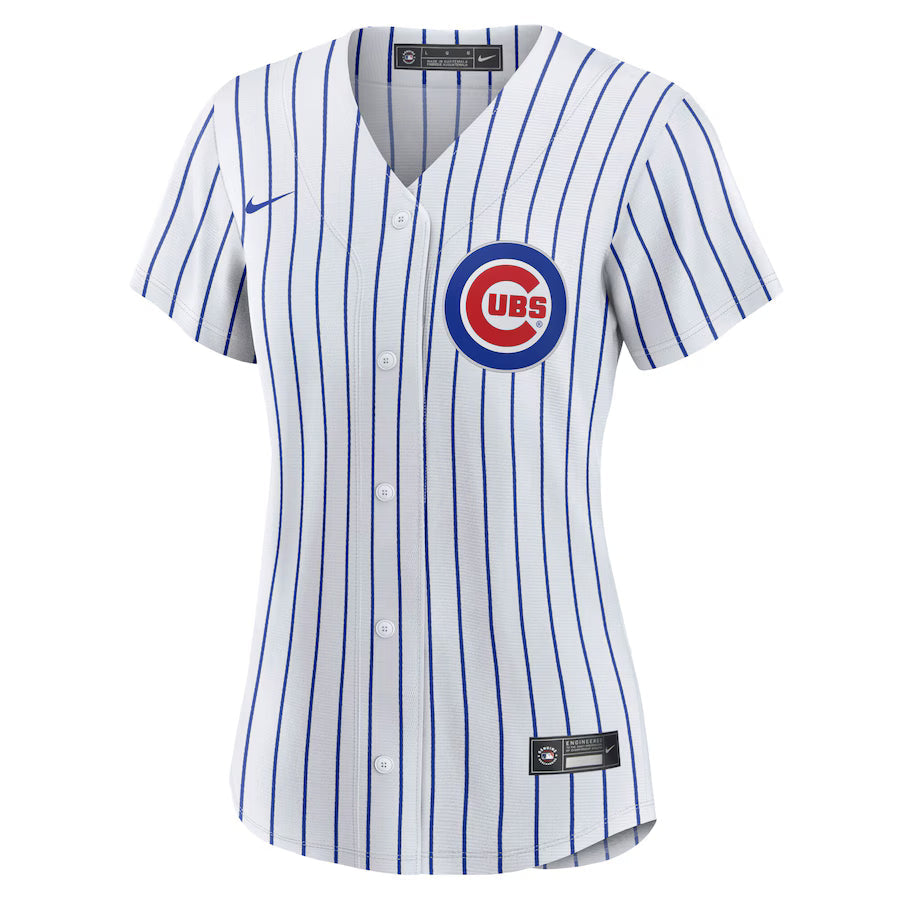 Women s Chicago Cubs Pete Crow-Armstrong Nike White Home Replica Player Jersey Official Team Jersey Sports Fan Apparel Official NFL Team Jersey