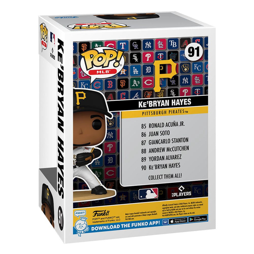 Funko MLB POP Vinyl Figure Pirates Ke Bryan Hayes 9CM Official Sports Fan Gear Official NFL Fan Gear Popular Style