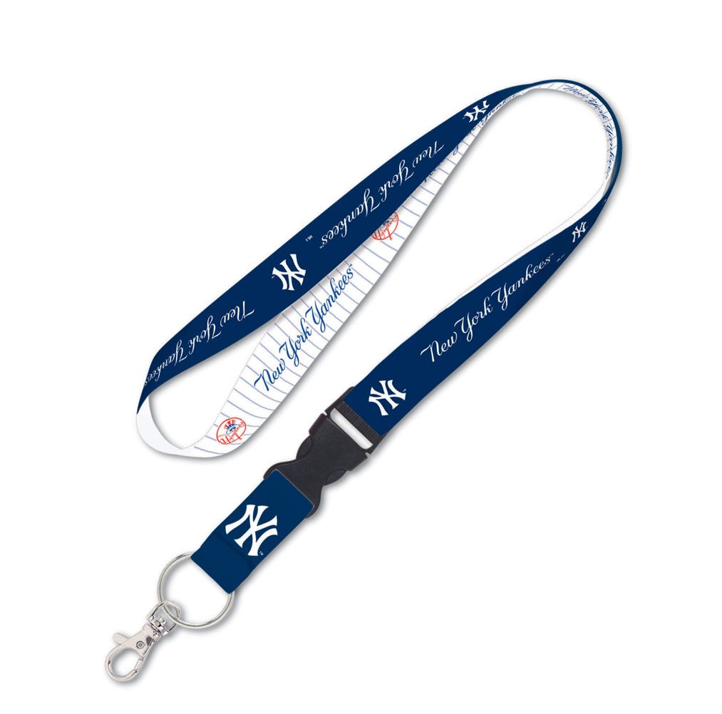 New York Yankees 1 Lanyard With Detachable Buckle Official Sports Fan Gear Official NFL Fan Gear Popular Style