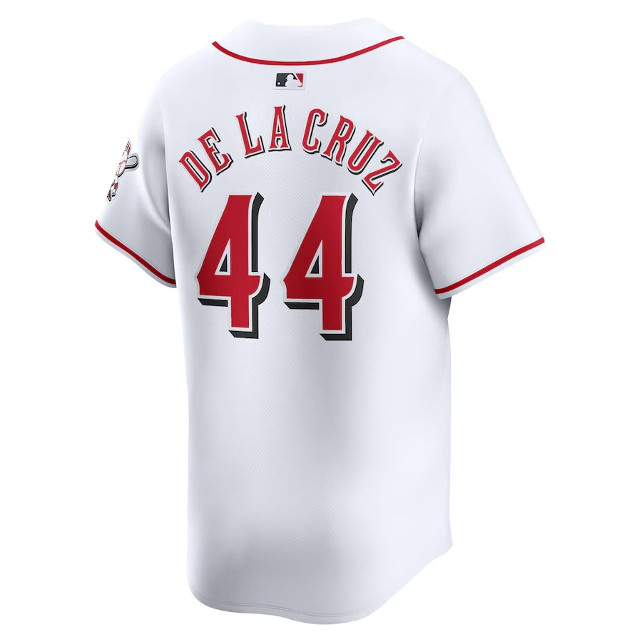 Youth Elly De La Cruz Cincinnati Reds NIKE White Home Limited Replica Jersey Official Team Jersey Sports Fan Apparel Official NFL Team Jersey